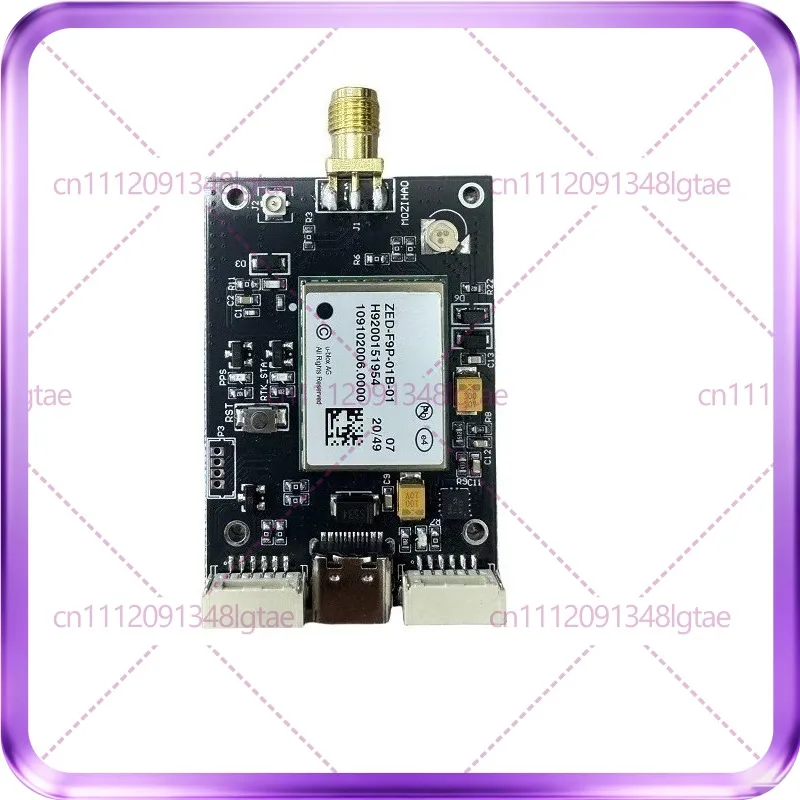 1pcs UBLOX High Precision ZED-F9P-01B F9K F9T RTK Centimeter Positioning Module L1 + L5 Positioning Board