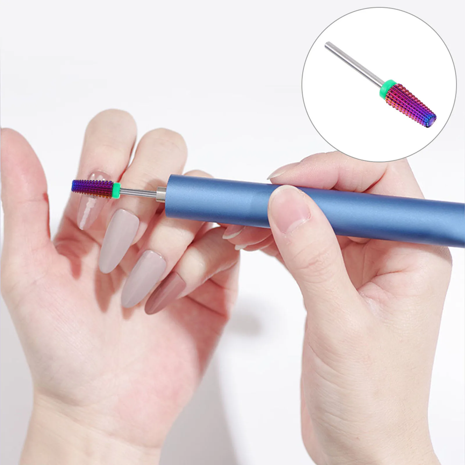 

1Pcs Professional Alloy Nail Grinding Head Practical Nail Drill Bit Manicure Cuticle Trimmer Polisher File Tool