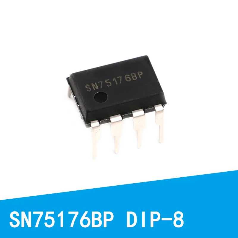 Produktbild von 10 Stück SN75176BP – DIP-8, RS485 Treiber-IC, Neu, China