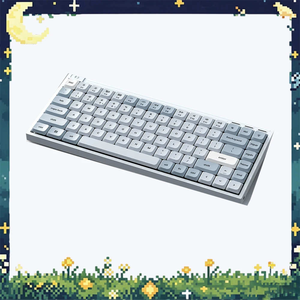 SKN Bifang Ultra Mechanical Keyboard Low Profile Tri Mode Wireless Dual 8K Gasket Quiet Slim Gaming Office Keyboard for PC Mac