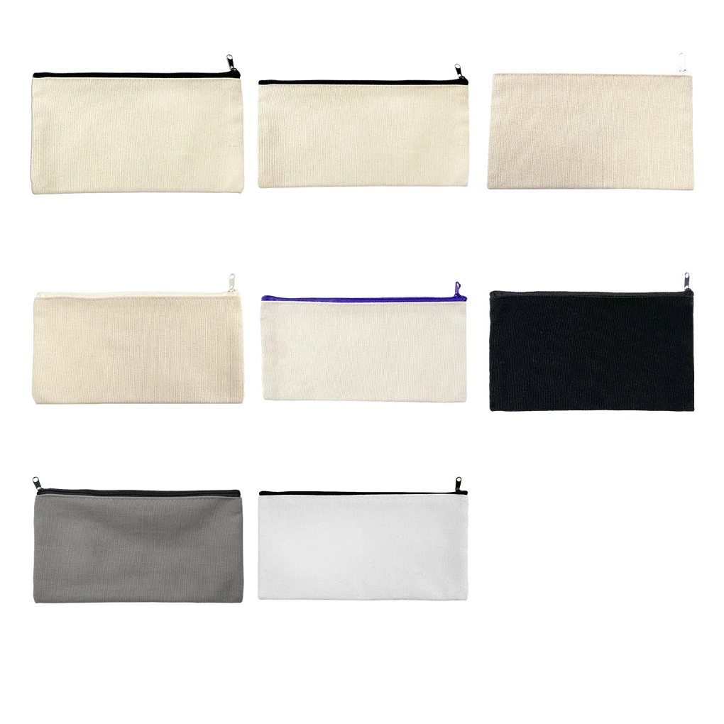 10piece Canvas Makeup Bags A Must-Have For Travel And Business Stationery Boxes Stationery Bags Hand Drawn Bags