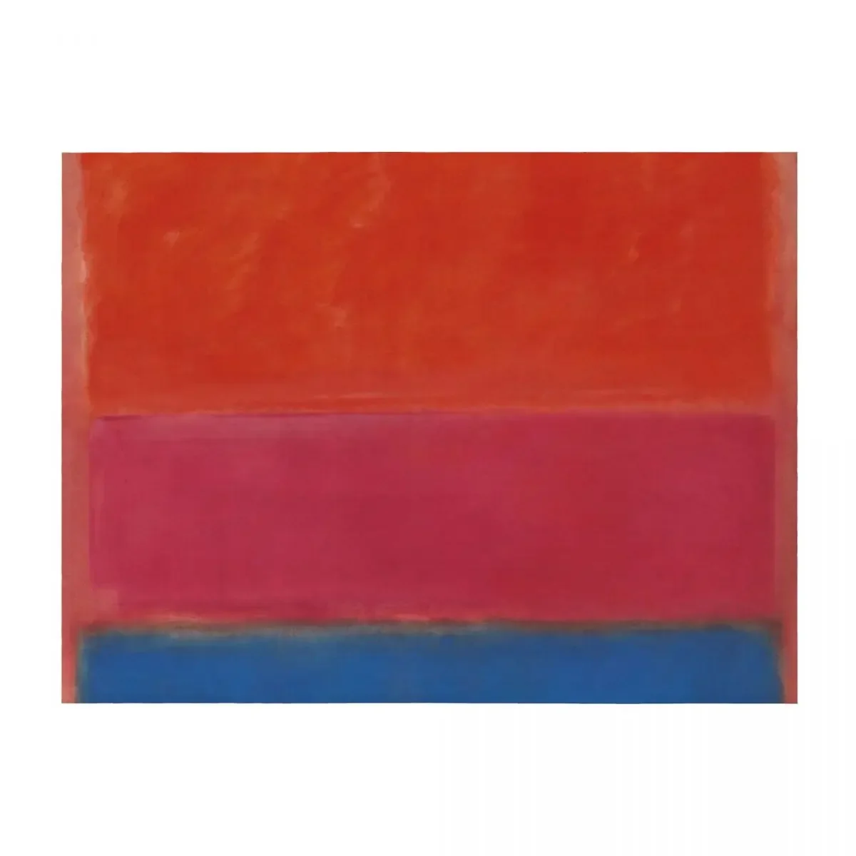 

Mark Rothco - No. 1 (Royal Red and Blue) Throw Blanket Decorative Sofas Thermals For Travel Warm Blankets For Bed Blankets