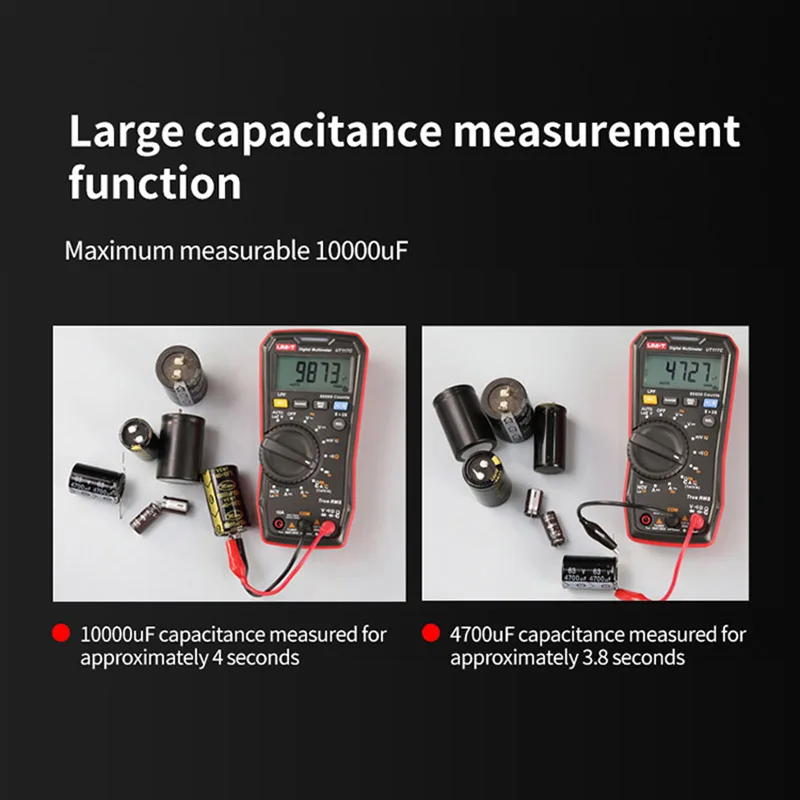 UNI T Multimeter Digital True RMS UT117C AC DC Current Voltage Tester Multimetro 600V Bluetooth NCV Capacitance Resistance Test
