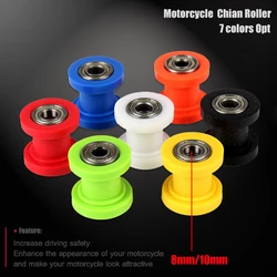 8/10mm Drive Chain Roller Pulley Wheel Slider Tensioner Wheel Guide For Enduro Motorcycle Motocross PIT Dirt Bike ATV CRF CR XR