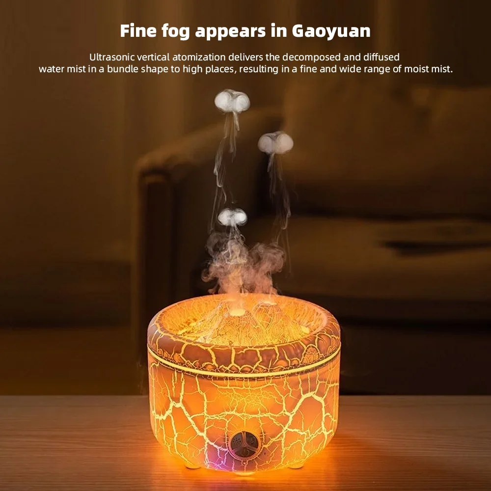 Large Capacity Essential Oil Diffuser 500ml Remote Control Aromatherapy Cool Mist Humidifier with Multicolor LED Light for Yoga