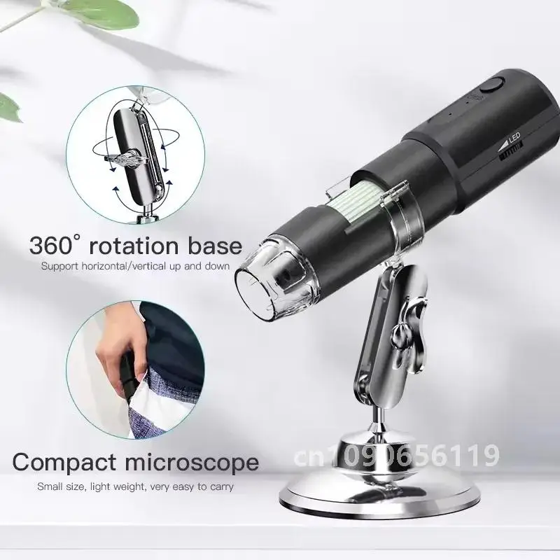 USB Dermatoscope เครื่องวิเคราะห์ผิว Professional ความงามอุปกรณ์กล้องจุลทรรศน์สําหรับบัดกรี Facial Analyzer Scalp Diagnosti