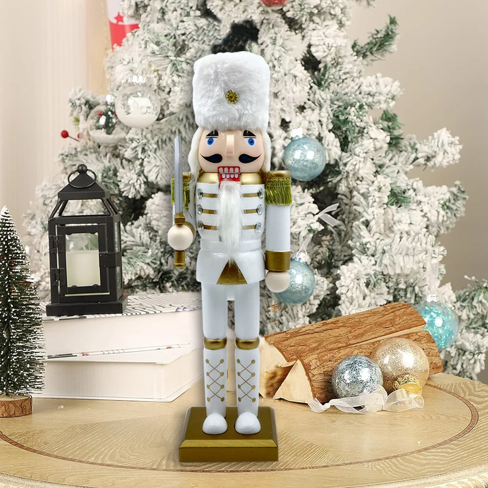 

Unique Nutcracker Soldier Decor Christmas Wooden Xmas Nutcrackers Good Workmanship Photo Prop Gift Christmas Nutcracker Figure
