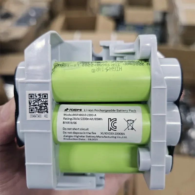 

29.6V 2200mAh Original 8ISR18650-2200-A Li-ion Battery for Roidmi F8 F8E Handheld Vacuum Cleaner Battery