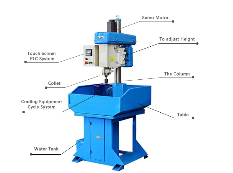 Hot Vertical Intelligent Drill Press 30mm Automatic CNC Drilling Machine Precision Steel Bench Drilling Machine