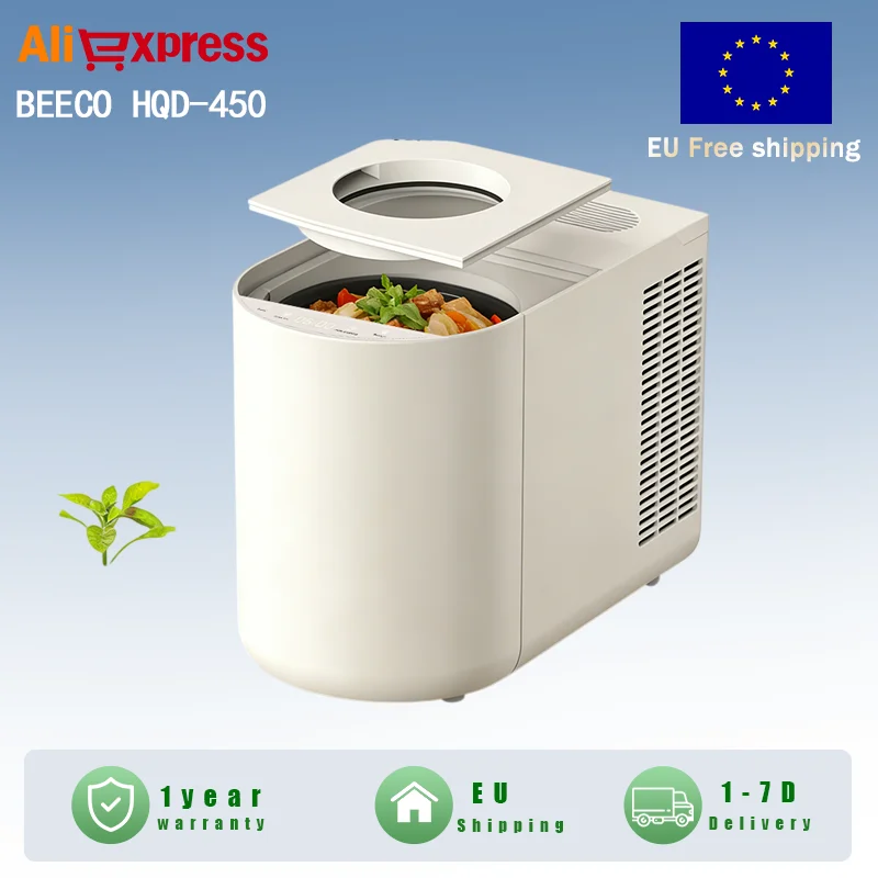 BEECO HQD-450 Afvalvermaler 4,5L Intelligent AI-design met koolstofvezelfiltratie Scherm Slimme voedselrestenvermaler