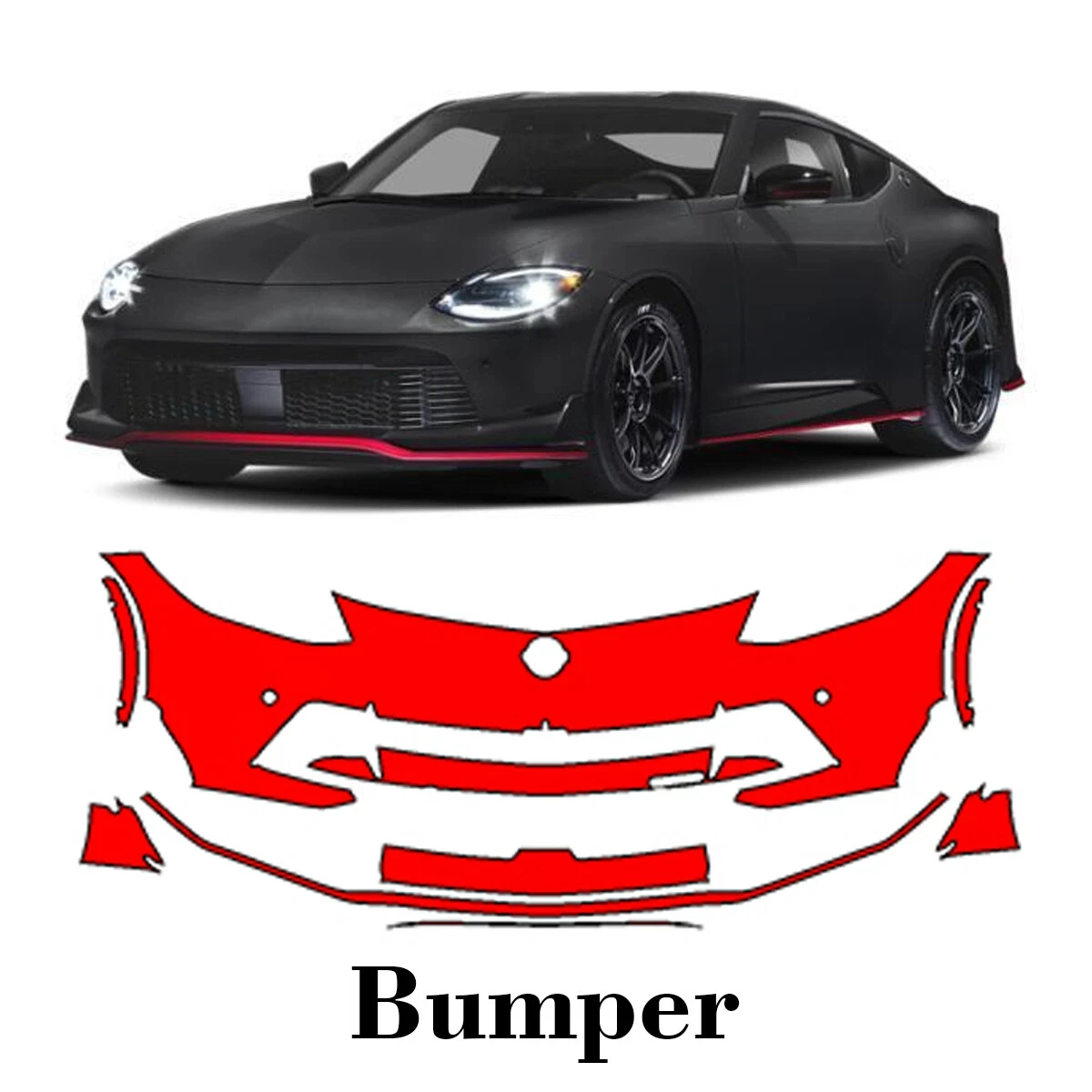 

For Nissan Z Nismo 2023 2024 2025 TPU Body Bumper Pre-cut Sticker Paint Protection Film PPF Kit Scratch-resistant Transparent