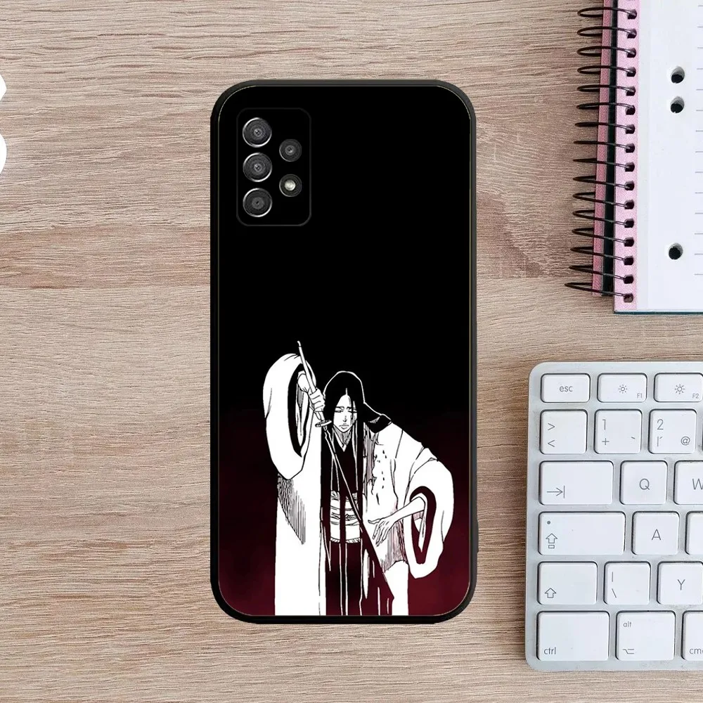 Unohana Retsu B-BleachS Phone Case For Samsung Galaxy A13,A21s,A22,A31,A32,A52,A53,A71,A80,A91 Soft Black Cover