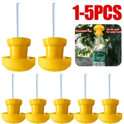1-5Pcs Fruit Plastic Drosophila Catcher Pest Insect Control Fly Trap Killer Cover For Home Farm Orchard