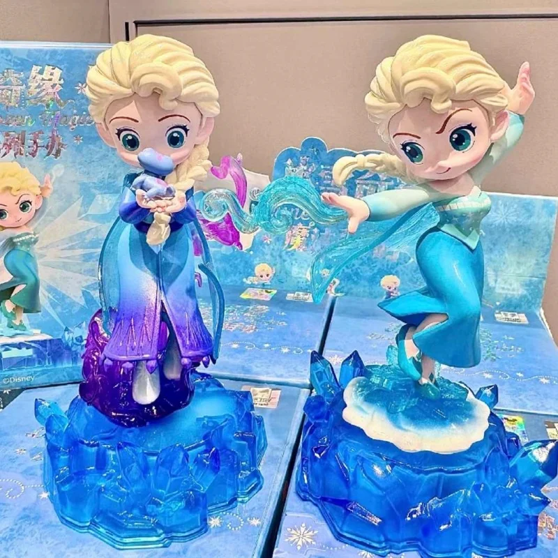 ديزني فروزن ماجيك سلسلة صندوق أعمى اللعب آنا إلسا صندوق غامض الدمى العصرية موضة اللعب جمع الحلي الفتيات هدية لعبة