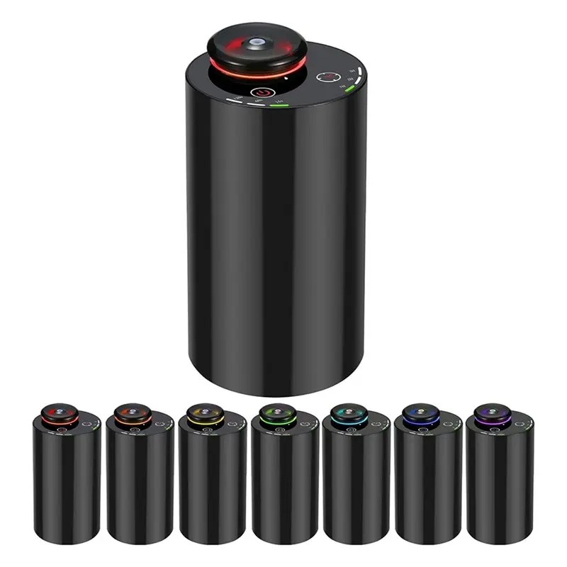 Diffusore senza acqua A98I-5X per nebulizzatore di oli essenziali con 3 modalità di nebbia, 4 timer, LED a 7 colori - Diffusore per aromaterapia