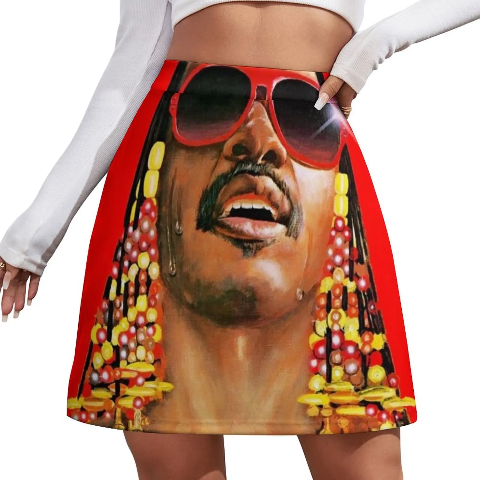 

STEVIE WONDER TOUR 2019 RADANG Mini Skirt night club women korean style women clothing Summer skirt