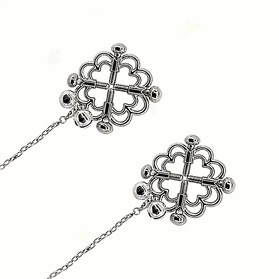 مشابك الثدي المعدنية مقاطع الحلمة قابل للتعديل الحلمة المشبك مشبك الثدي BDSM عبودية الرقيق يمزح الجنس لعب للمرأة زوجين