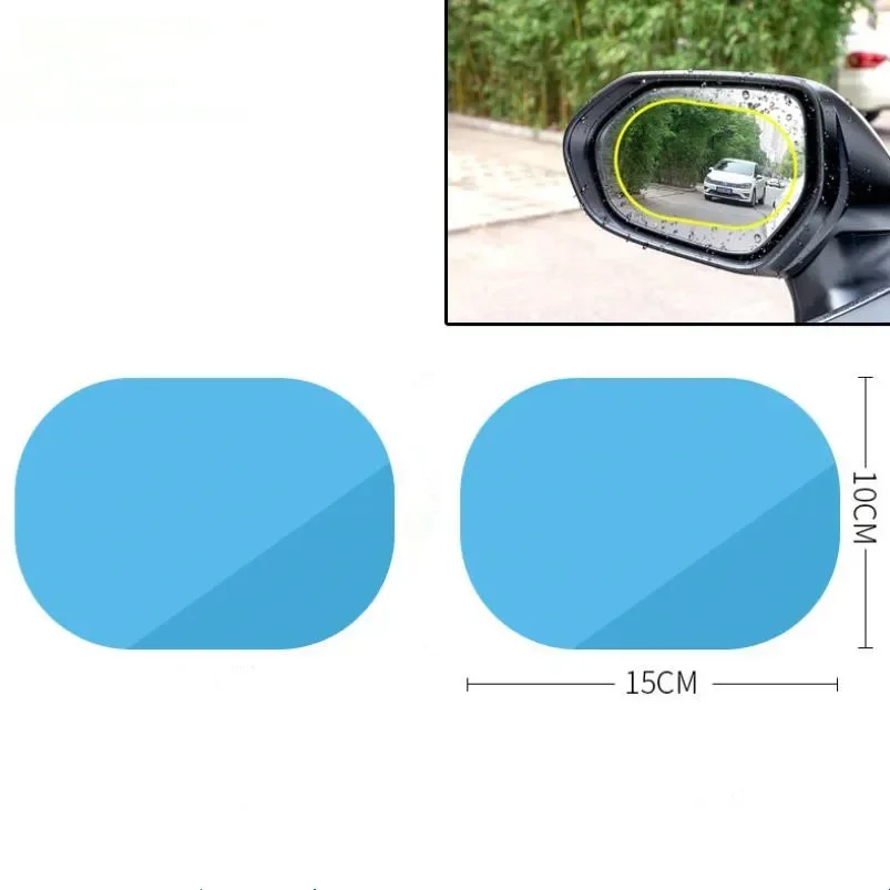 Car Rearview Mirror Waterproof and Anti-fog Film for Cadillac ATS BLS CTS XT4 XT5 ATSL XTS STS SRX Escalade/Tesla Model 3 Y S