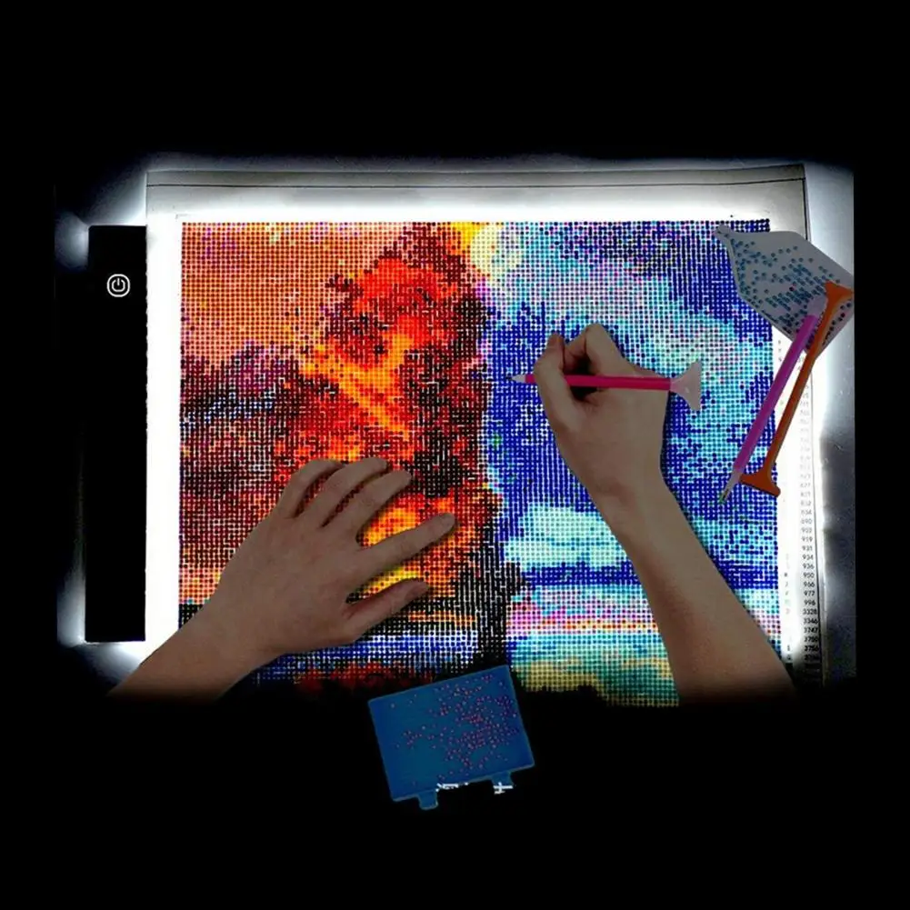 

Create Paintings Lightweight USB Powered Flicker-Free LED Tracing Light Board for Household