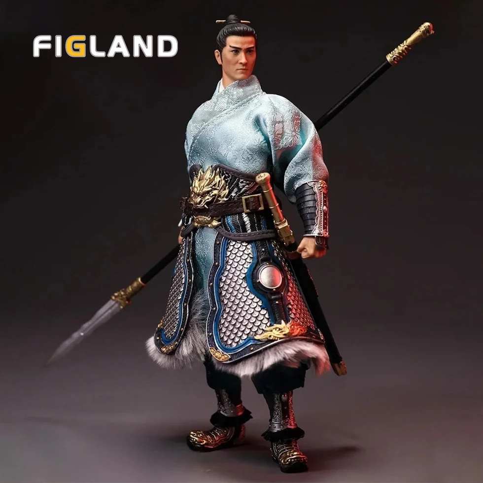 

MaChao 1/12 Scale Action Figure by FIGLAND MengQi 6 Inch PVC Collectible Three Kingdoms Anime Model Desktop Decoration Gift