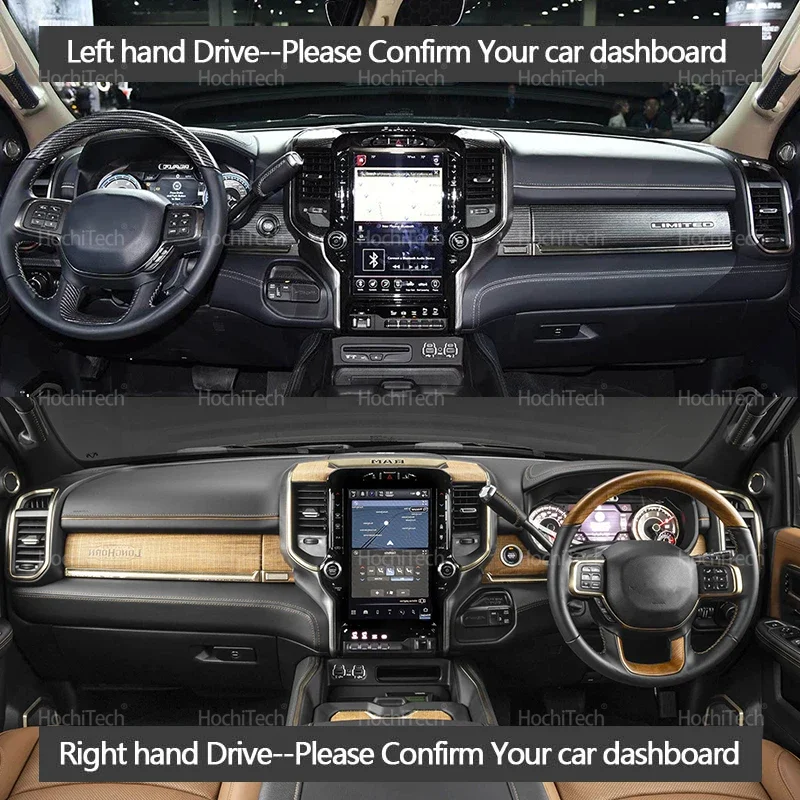 For Dodge Ram 1500 2500 3500 2019 2022 2023 Anti-Slip Dashboard Cover Protective Pad Car Accessories Sunshade Carpet