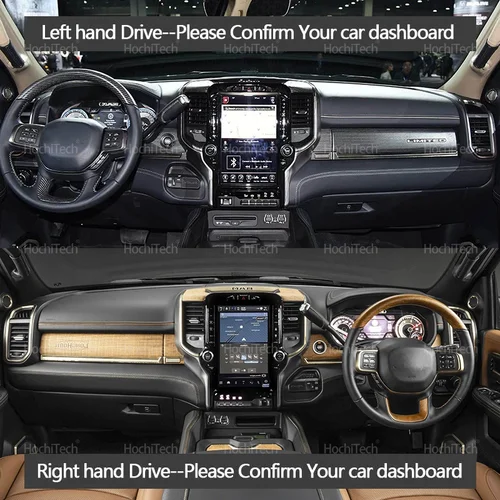 Imagen 2 del producto Para Dodge Ram 1500 2500 3500 2019 2022 2023 cubierta antideslizante para salpicadero almohadilla protectora accesorios de coche alfombra parasol