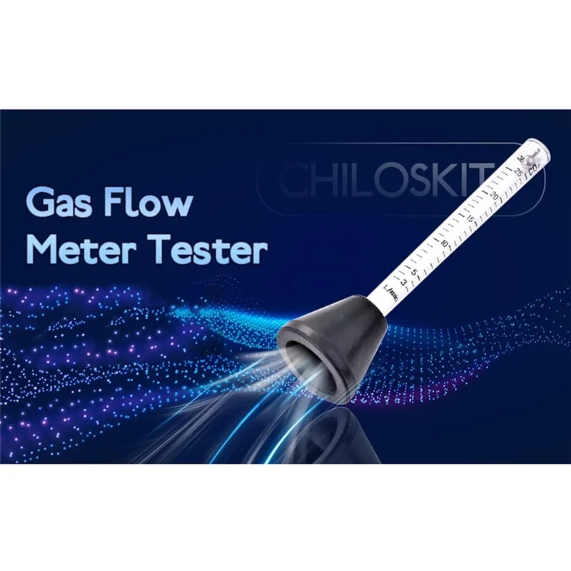 ABAE-For Mig/Tig Welder Parts Argon Gas Flowing Meter Tester Detector Measurement Scale Torch Testing Tool