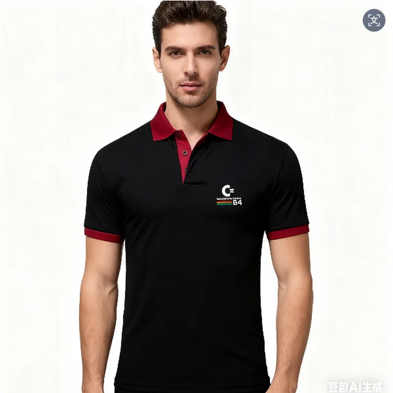 

2025 New Spring And Summer Polo Shirt Men's Casual Slim Polo Shirt Men's Breathable Short Sleeve Polo Shirt New Brand Clothing