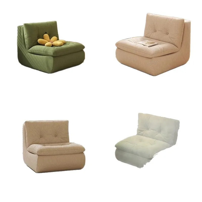 Faules Sofa, einfaches modernes Zuhause, kleines Sofa, Balkon, Freizeit, Wohnzimmer, Corddose