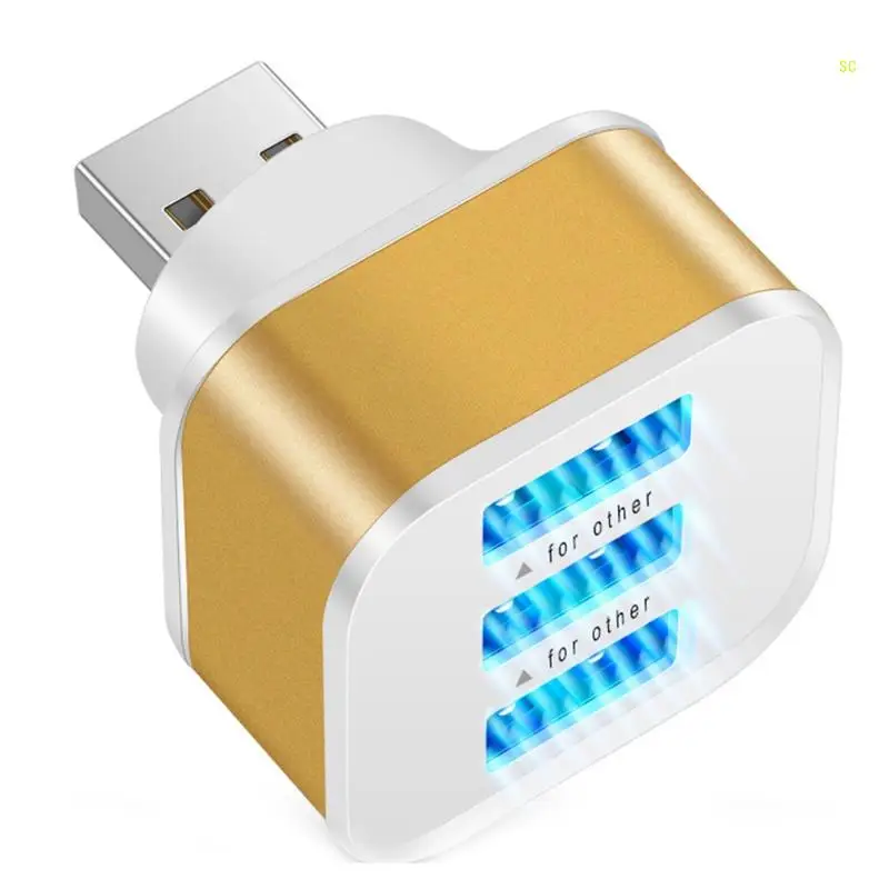 Multi-Protection USB2.0 Hub Extender 3 พอร์ตขยายสาย Usb Dropshipping