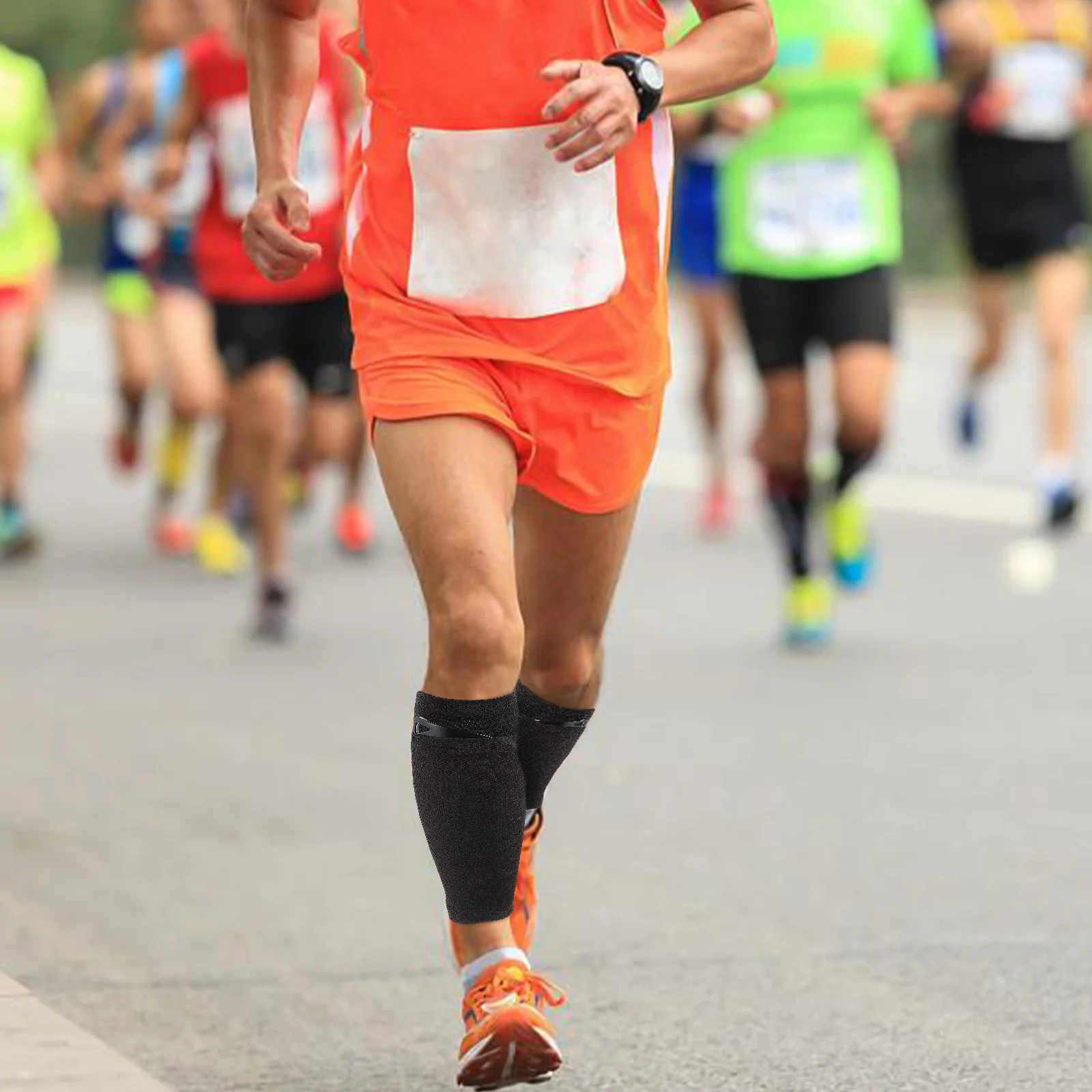 

1 set 1 Set Football Shin Guards High-Quality Nylon Pu Non-Slip Protection For Outdoor Sports Legs Protection Kits Leg Covers