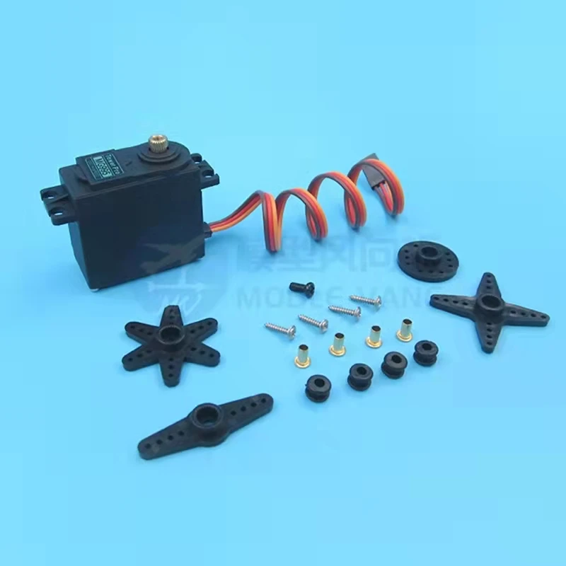 MG995 MG996R metal standard steering gear 90 degree digital robot 20KG steering gear double bearing robotic arm