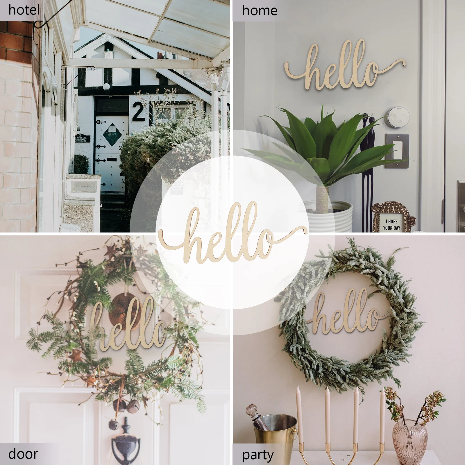 

Wood Sign Unfinished 30.5x12.7x0.4cm DIY Craft Decoration for Home Wall Art Holiday Wedding Birthday Wood Sign