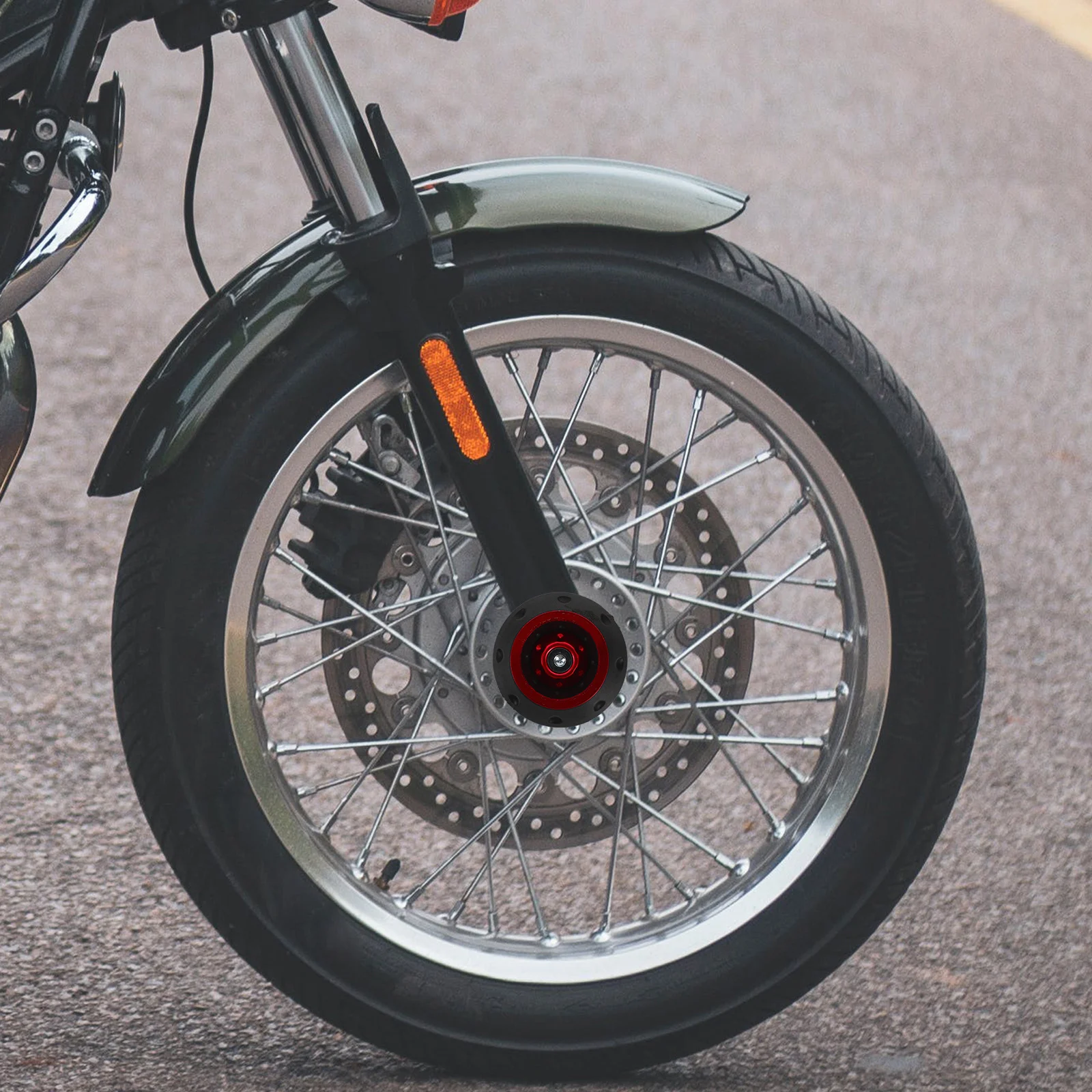 

2Pcs Motorbike Anti-Collision Cup Alloy Durable Front Fork Protection Motorcycle Motorbike Modification Accessory