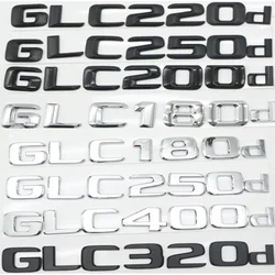 For C253 2014-2020 GLC180d GLC200d GLC220d GLC350d GLC500d GLC320d Badge Emblem Logo Script Decal Sticker