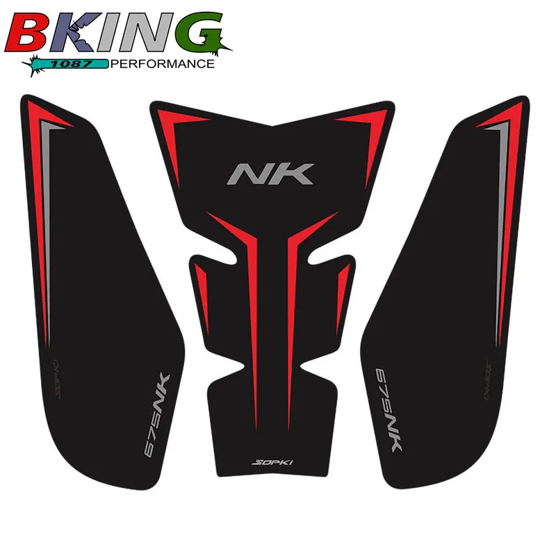 VOOR CFMOTO 675NK NK675 675 NK 2025 + Motorfiets 3M Anti Slip Tank Pad Stickers Pad Side Gas Knie grip Protector Decal Accessoires