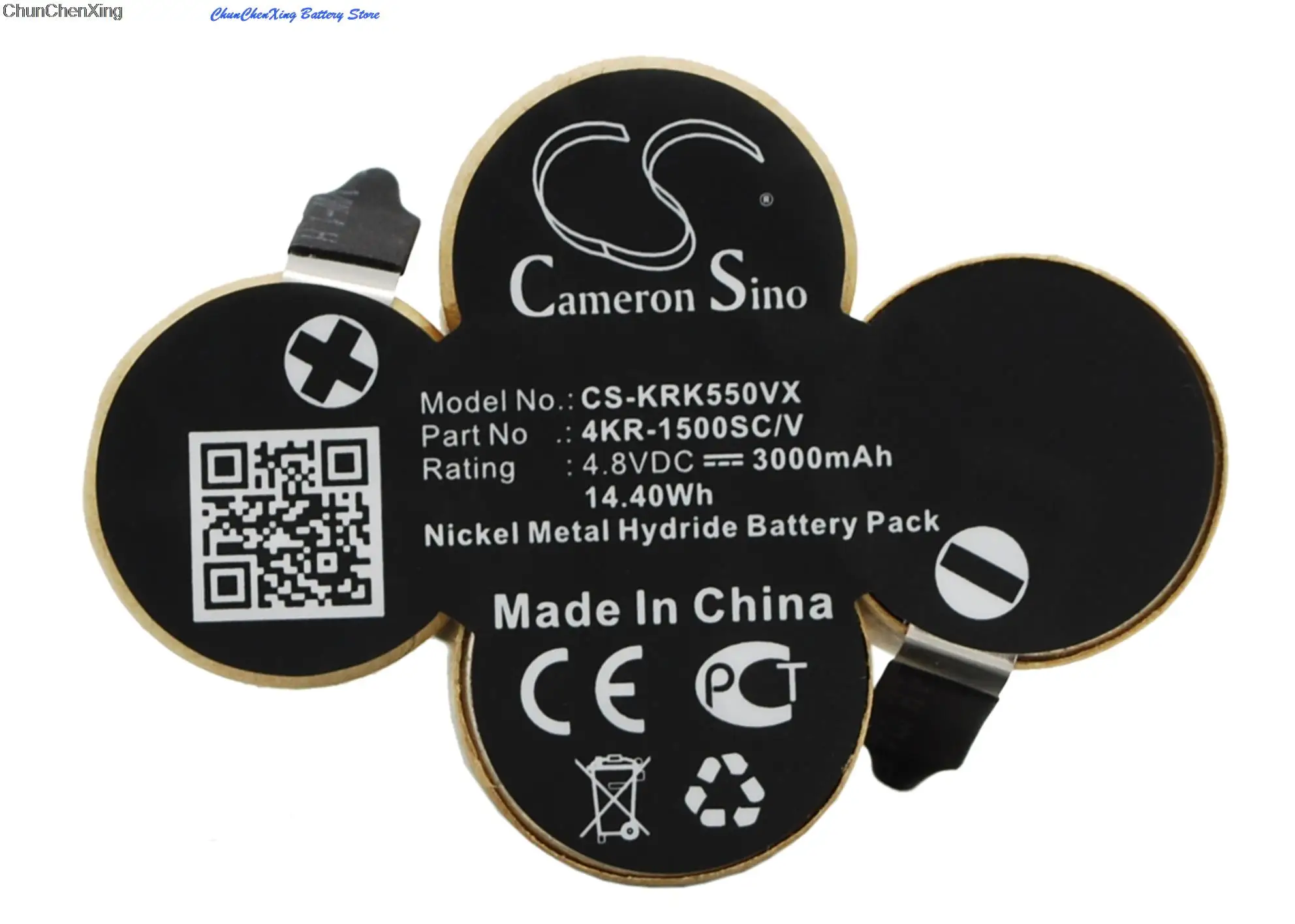 

Cameron Sino 3000mAh Battery 4KR-1500SC/V for Karcher Broom K55, K55