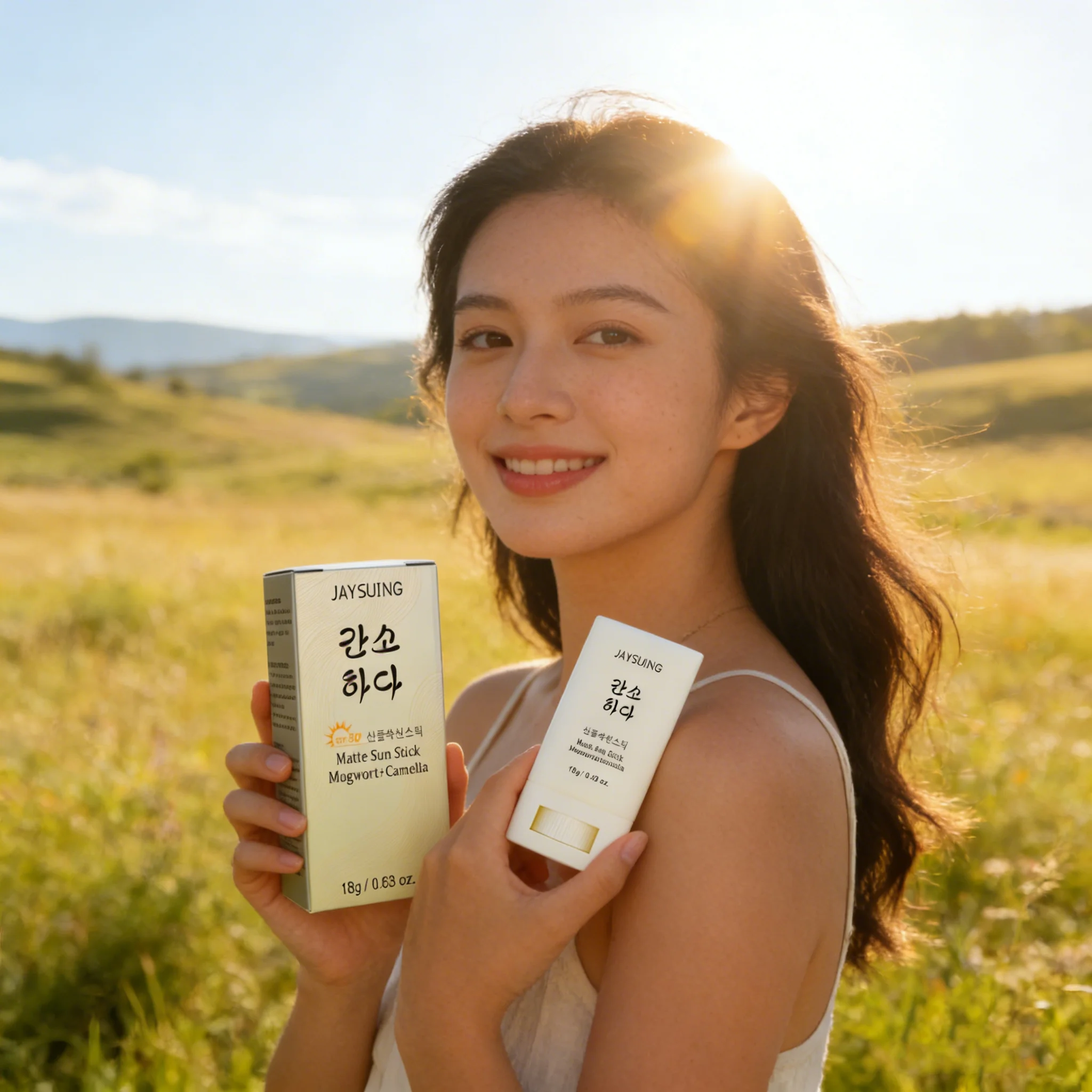Sunstick Korean Spf - เจย์ซูอิง ครีมกันแดดแบบแท่ง สำหรับผิวกายและใบหน้า SPF 90+ ครีมป้องกันรังสียูวี