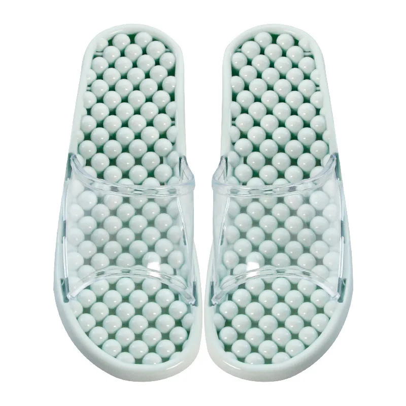 New Anti-skid Water Leakage Couple Home Sandals Creative Internet Celebrity Massage Slippers Bathroom Bath Woman Summer Indoor