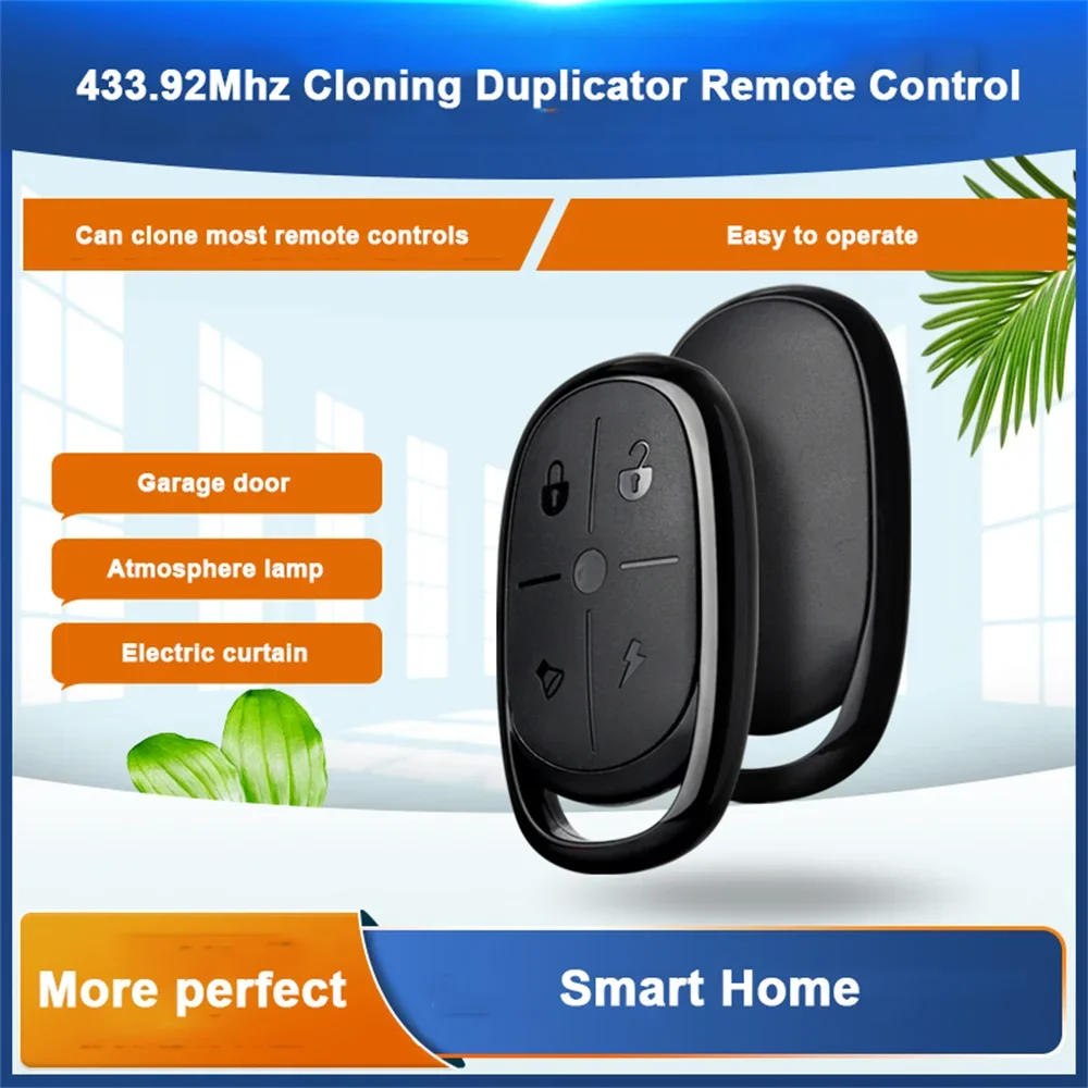 433 315 430 418 Mhz Cloning Duplicator Remote Control Copy Garage Door Switch Opener Clone Fixed Learning Code Multi Frequency