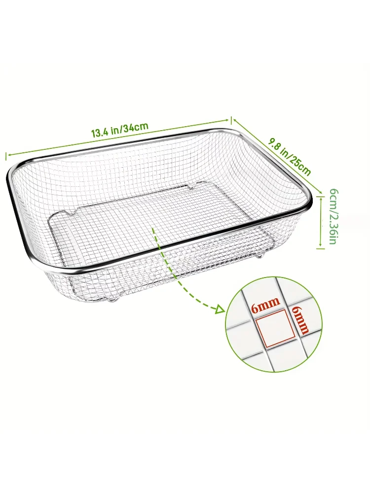 Stainless Steel Soil Sieve - Mesh Gardening Sieve for Rock Filtering, Composting and Sand, Durable and Anti-rust Hand Tools