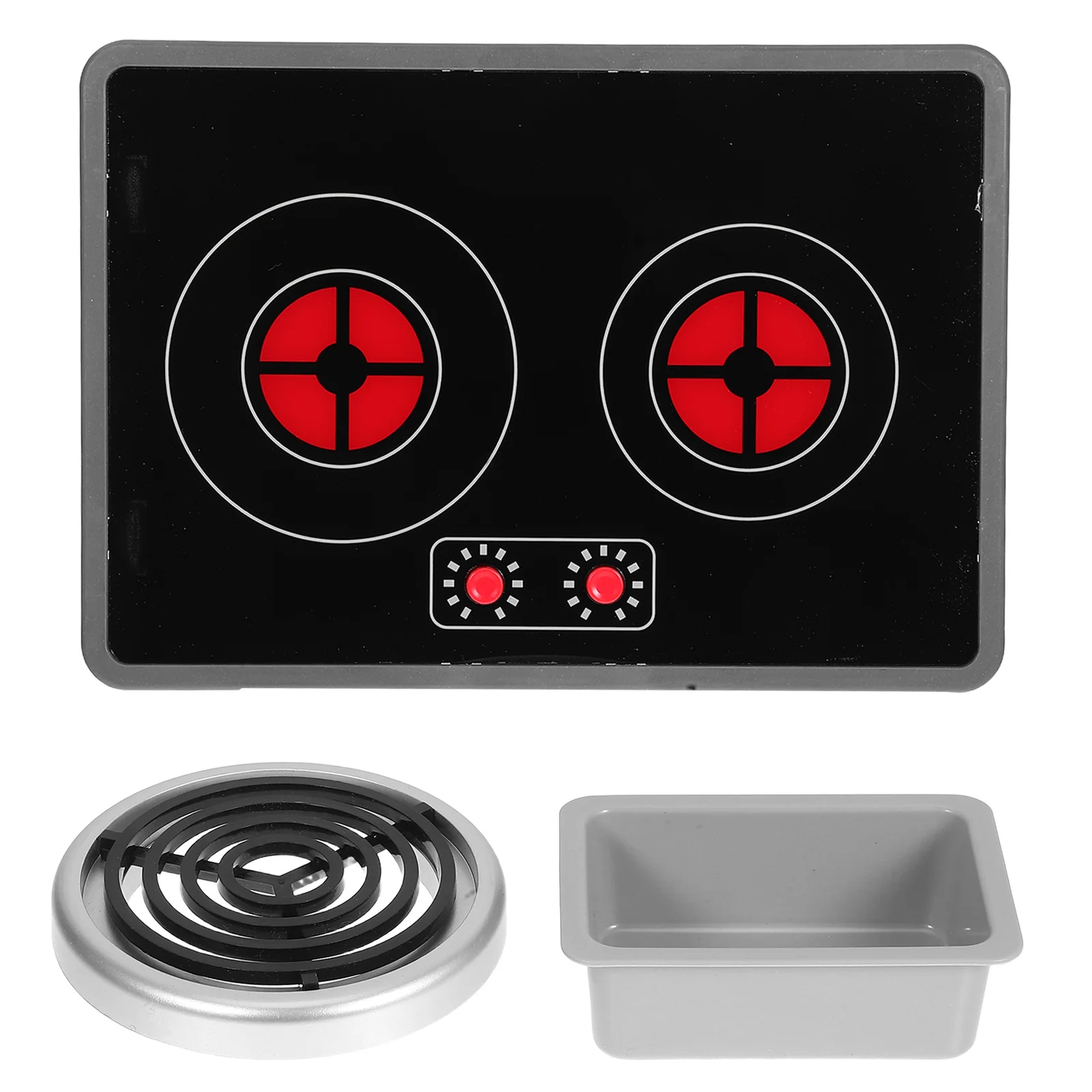 1 set di giocattoli per bambini: mini cucina da gioco con suono leggero, esperienza di cottura realistica per la cucina di simulazione dei più piccoli