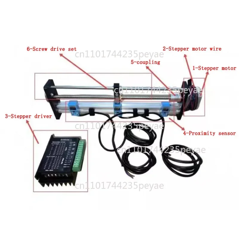 Stepper Motor Lead Screw Linear Motion Platform Module | Motion Control Learning Kit (for Industrial Training)