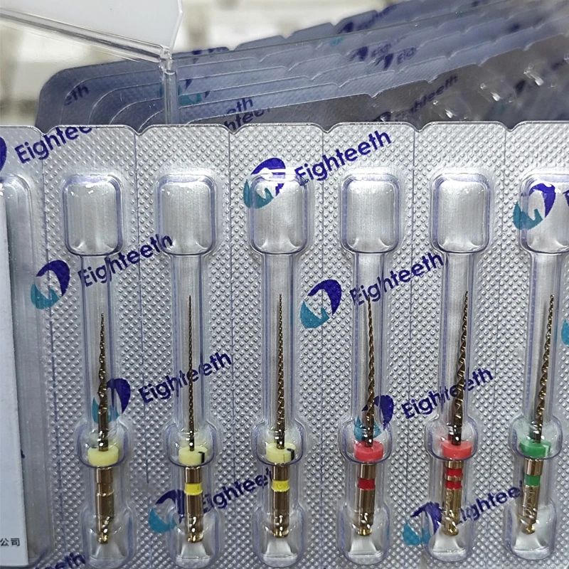 

E-FLEX Gold Root Canal File Dental Heat-Activated Nickel-Titanium File Dentist Endodontic Rotary Files
