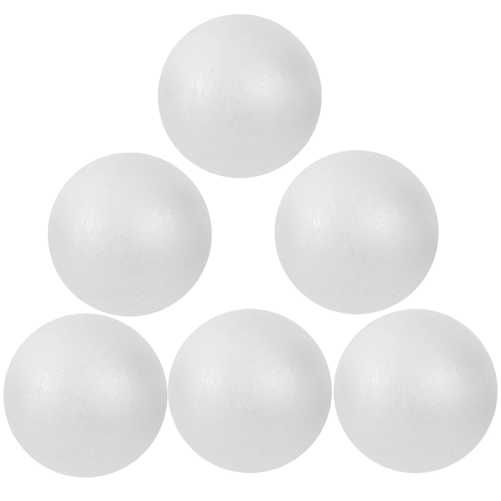 6 قطعة 12 سنتيمتر كرات رغوة الحرفية الكرة فارغة النمذجة حلية للأطفال Diy بها بنفسك اللوحة مشروع لوازم الحرفية كرات الستايروفوم