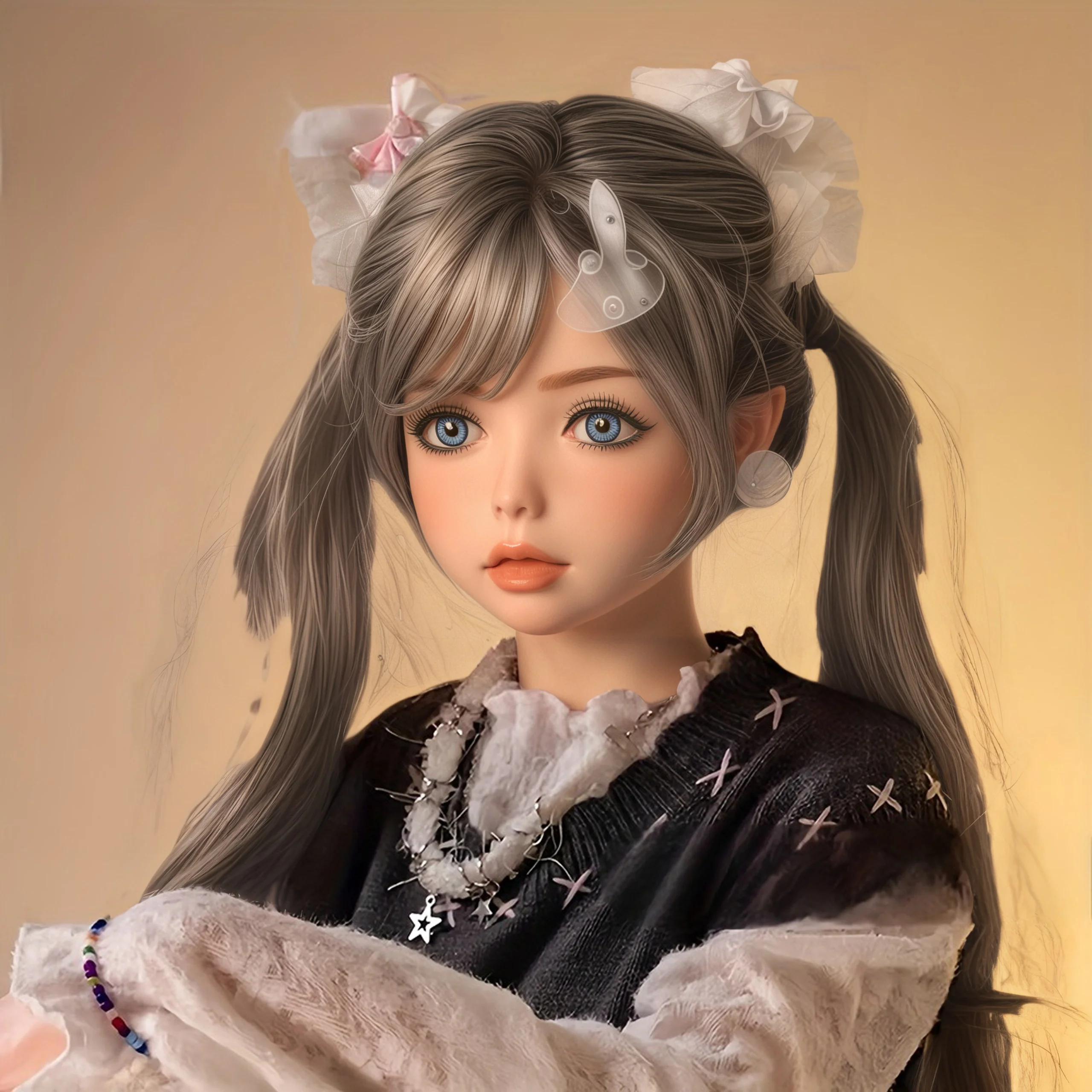 

Anime Cosplay 70cm/100cm TPE Small Realistic Silicone Mini Doll Soft Anime Action Figure Doll Soft Real Skin Touch Feeling