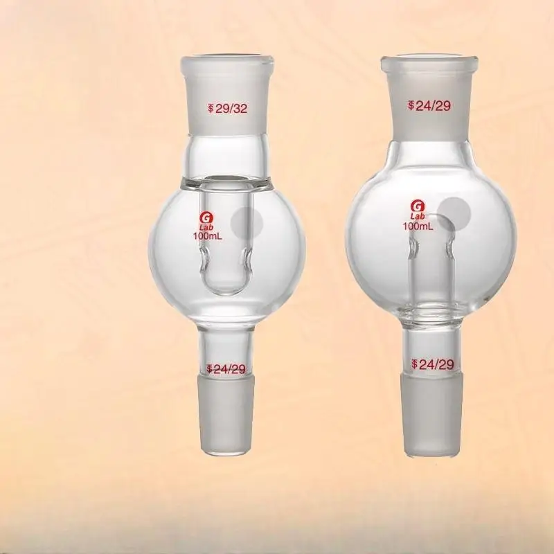 1pcs Lab 50ml/100ml/250ml/500ml/1000ml Borosilicate Glass Bump Trap Experimental Rotary Evaporator Explosion-proof Flask