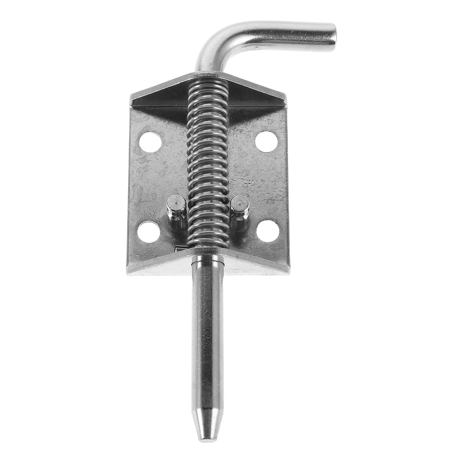 Heavy Duty Stainless Steel Latch Pin Outdoor Trailer Cabinet Quick Lock Spring Loaded L Shaped Secure Latch Coupler Lock