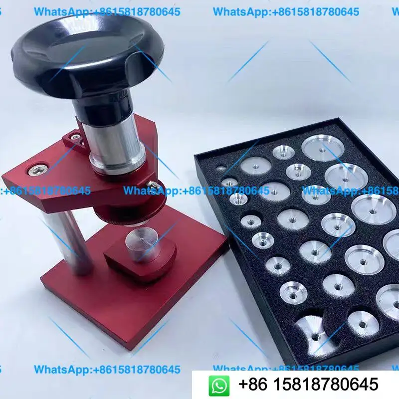 1pc Watch Repair Tools: Rotating Metal Case Covering Machine, Back Cover Closing Tool, Battery Replacement Electronic Tools