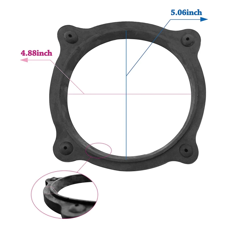 JHD-385310063 sostituzione del Kit di tenuta e montaggio della flangia del pavimento per wc Select Dometic/Sealand RV nero